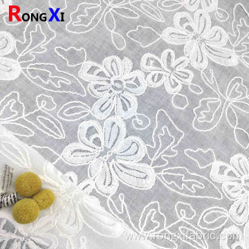 Cotton Eyelet Fabric with Backbone Line for Clothing